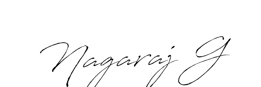 Make a beautiful signature design for name Nagaraj G. With this signature (Antro_Vectra) style, you can create a handwritten signature for free. Nagaraj G signature style 6 images and pictures png