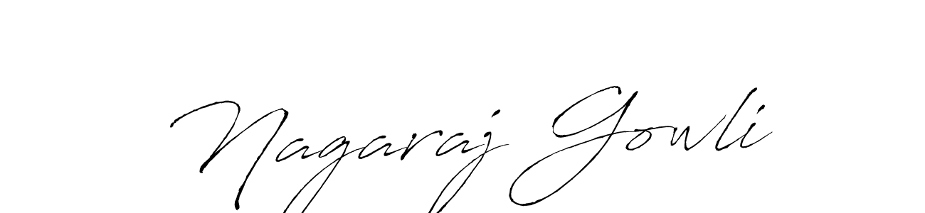 Nagaraj Gowli stylish signature style. Best Handwritten Sign (Antro_Vectra) for my name. Handwritten Signature Collection Ideas for my name Nagaraj Gowli. Nagaraj Gowli signature style 6 images and pictures png