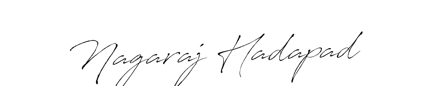 The best way (Antro_Vectra) to make a short signature is to pick only two or three words in your name. The name Nagaraj Hadapad include a total of six letters. For converting this name. Nagaraj Hadapad signature style 6 images and pictures png