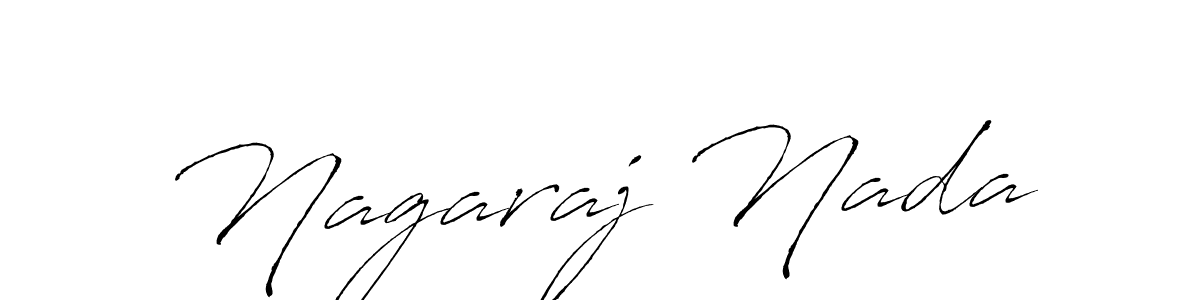 Use a signature maker to create a handwritten signature online. With this signature software, you can design (Antro_Vectra) your own signature for name Nagaraj Nada. Nagaraj Nada signature style 6 images and pictures png
