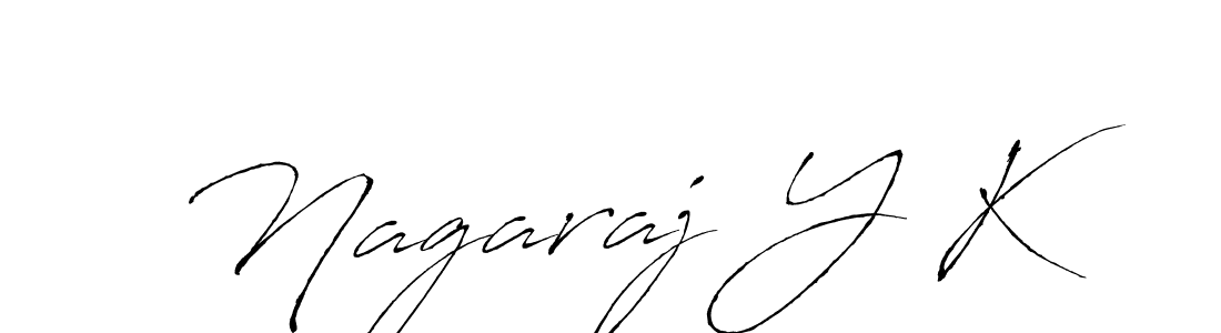 Use a signature maker to create a handwritten signature online. With this signature software, you can design (Antro_Vectra) your own signature for name Nagaraj Y K. Nagaraj Y K signature style 6 images and pictures png