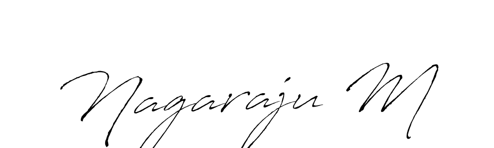 How to make Nagaraju M signature? Antro_Vectra is a professional autograph style. Create handwritten signature for Nagaraju M name. Nagaraju M signature style 6 images and pictures png