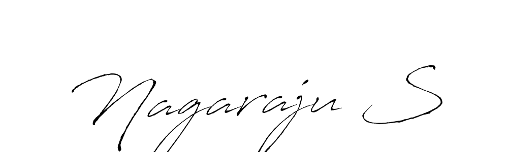 Design your own signature with our free online signature maker. With this signature software, you can create a handwritten (Antro_Vectra) signature for name Nagaraju S. Nagaraju S signature style 6 images and pictures png
