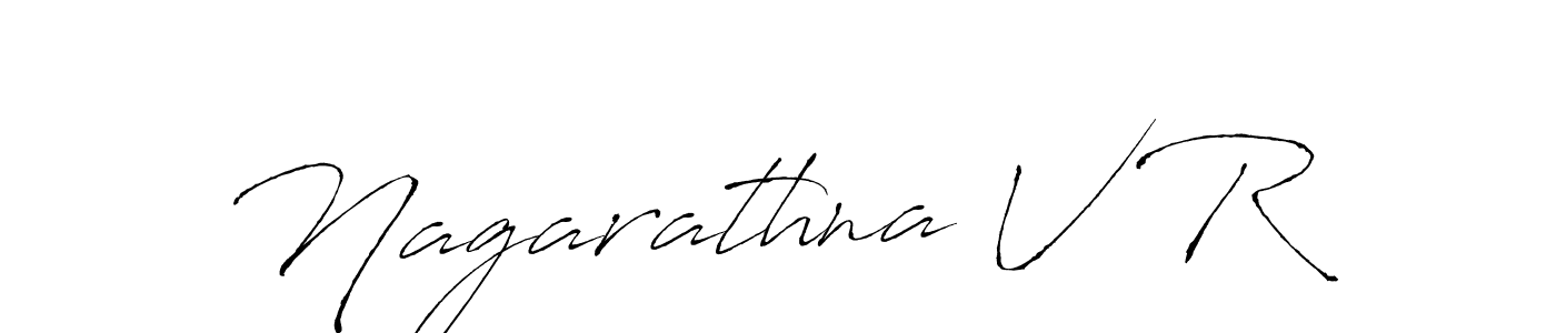 How to make Nagarathna V R signature? Antro_Vectra is a professional autograph style. Create handwritten signature for Nagarathna V R name. Nagarathna V R signature style 6 images and pictures png