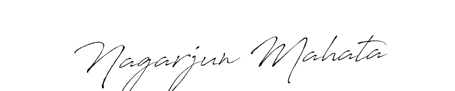 Also You can easily find your signature by using the search form. We will create Nagarjun Mahata name handwritten signature images for you free of cost using Antro_Vectra sign style. Nagarjun Mahata signature style 6 images and pictures png