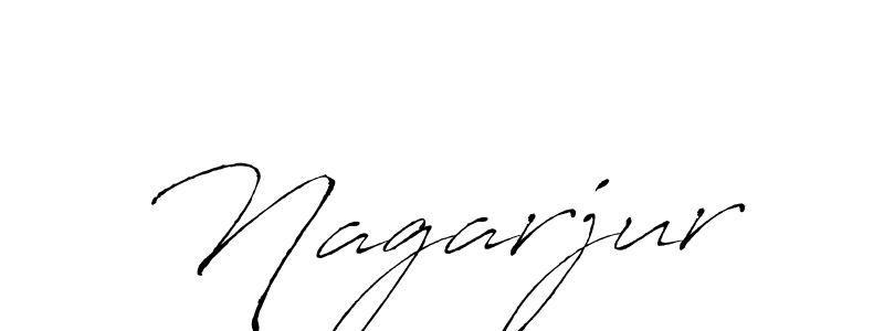 Make a beautiful signature design for name Nagarjur. With this signature (Antro_Vectra) style, you can create a handwritten signature for free. Nagarjur signature style 6 images and pictures png