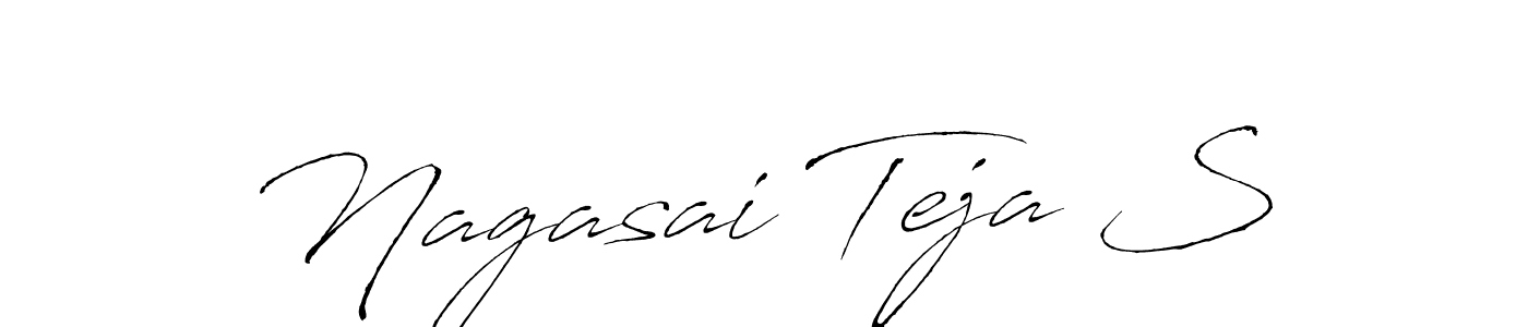 Design your own signature with our free online signature maker. With this signature software, you can create a handwritten (Antro_Vectra) signature for name Nagasai Teja S. Nagasai Teja S signature style 6 images and pictures png