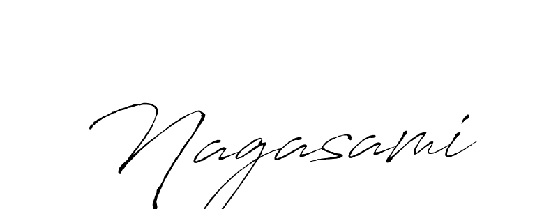 Nagasami stylish signature style. Best Handwritten Sign (Antro_Vectra) for my name. Handwritten Signature Collection Ideas for my name Nagasami. Nagasami signature style 6 images and pictures png