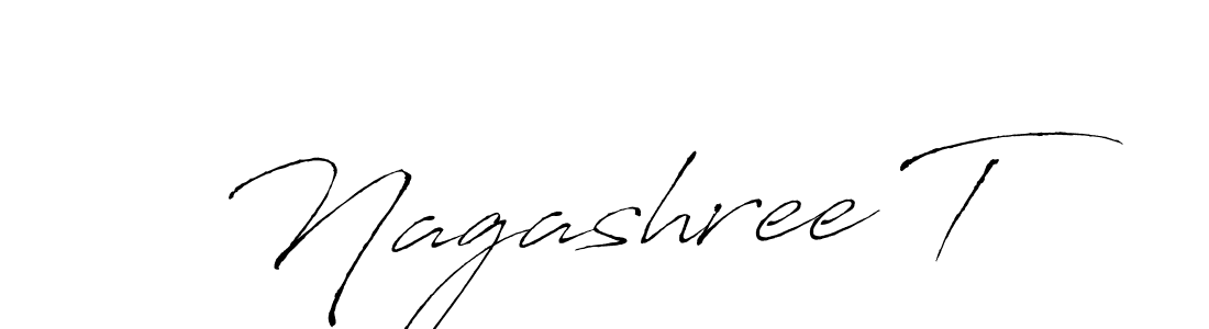 Create a beautiful signature design for name Nagashree T. With this signature (Antro_Vectra) fonts, you can make a handwritten signature for free. Nagashree T signature style 6 images and pictures png