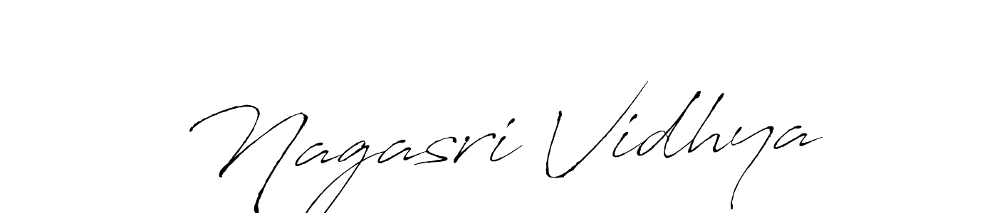 How to Draw Nagasri Vidhya signature style? Antro_Vectra is a latest design signature styles for name Nagasri Vidhya. Nagasri Vidhya signature style 6 images and pictures png