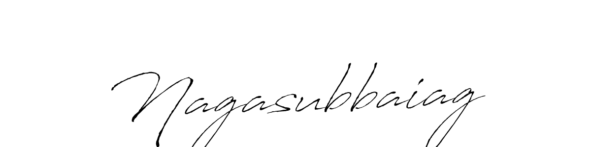 The best way (Antro_Vectra) to make a short signature is to pick only two or three words in your name. The name Nagasubbaiag include a total of six letters. For converting this name. Nagasubbaiag signature style 6 images and pictures png