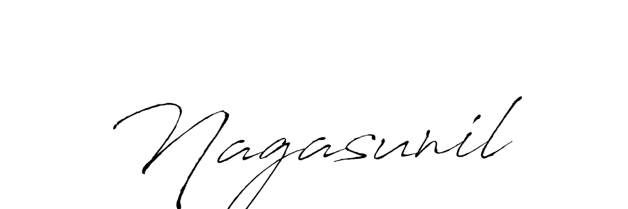 Also we have Nagasunil name is the best signature style. Create professional handwritten signature collection using Antro_Vectra autograph style. Nagasunil signature style 6 images and pictures png