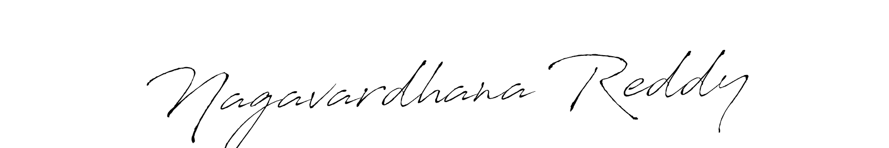 Make a beautiful signature design for name Nagavardhana Reddy. With this signature (Antro_Vectra) style, you can create a handwritten signature for free. Nagavardhana Reddy signature style 6 images and pictures png