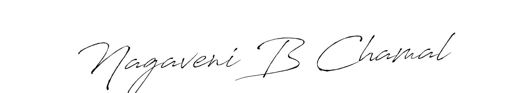 Also You can easily find your signature by using the search form. We will create Nagaveni B Chamal name handwritten signature images for you free of cost using Antro_Vectra sign style. Nagaveni B Chamal signature style 6 images and pictures png