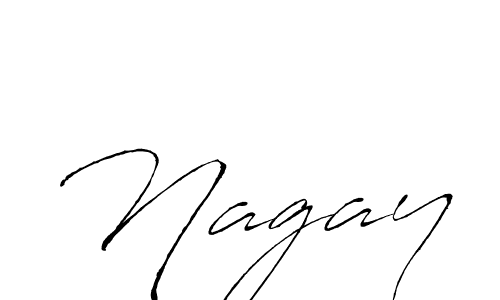 Create a beautiful signature design for name Nagay. With this signature (Antro_Vectra) fonts, you can make a handwritten signature for free. Nagay signature style 6 images and pictures png
