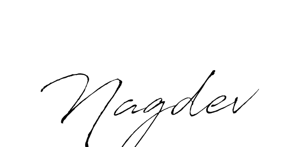 Use a signature maker to create a handwritten signature online. With this signature software, you can design (Antro_Vectra) your own signature for name Nagdev. Nagdev signature style 6 images and pictures png