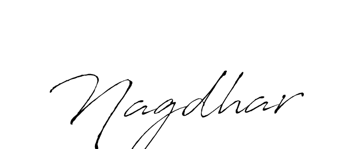 Use a signature maker to create a handwritten signature online. With this signature software, you can design (Antro_Vectra) your own signature for name Nagdhar. Nagdhar signature style 6 images and pictures png