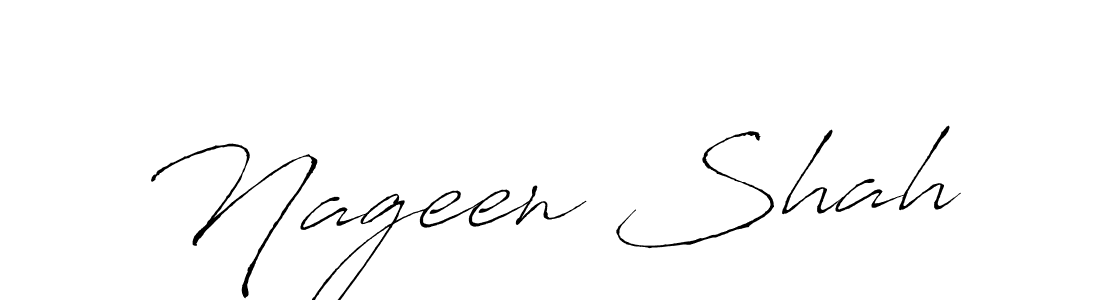 Make a beautiful signature design for name Nageen Shah. Use this online signature maker to create a handwritten signature for free. Nageen Shah signature style 6 images and pictures png