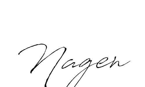 Create a beautiful signature design for name Nagen. With this signature (Antro_Vectra) fonts, you can make a handwritten signature for free. Nagen signature style 6 images and pictures png