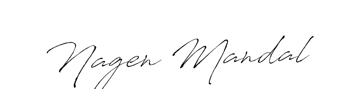 You should practise on your own different ways (Antro_Vectra) to write your name (Nagen Mandal) in signature. don't let someone else do it for you. Nagen Mandal signature style 6 images and pictures png