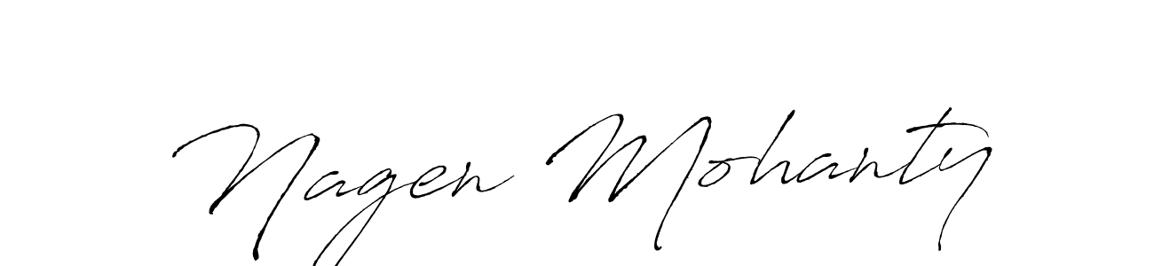 Nagen Mohanty stylish signature style. Best Handwritten Sign (Antro_Vectra) for my name. Handwritten Signature Collection Ideas for my name Nagen Mohanty. Nagen Mohanty signature style 6 images and pictures png