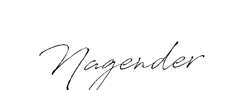 Use a signature maker to create a handwritten signature online. With this signature software, you can design (Antro_Vectra) your own signature for name Nagender. Nagender signature style 6 images and pictures png