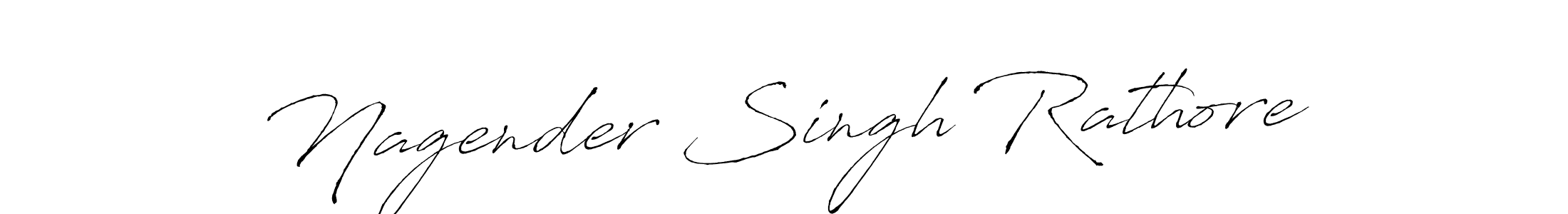 Design your own signature with our free online signature maker. With this signature software, you can create a handwritten (Antro_Vectra) signature for name Nagender Singh Rathore. Nagender Singh Rathore signature style 6 images and pictures png