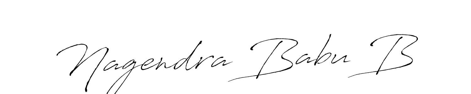 Make a beautiful signature design for name Nagendra Babu B. Use this online signature maker to create a handwritten signature for free. Nagendra Babu B signature style 6 images and pictures png