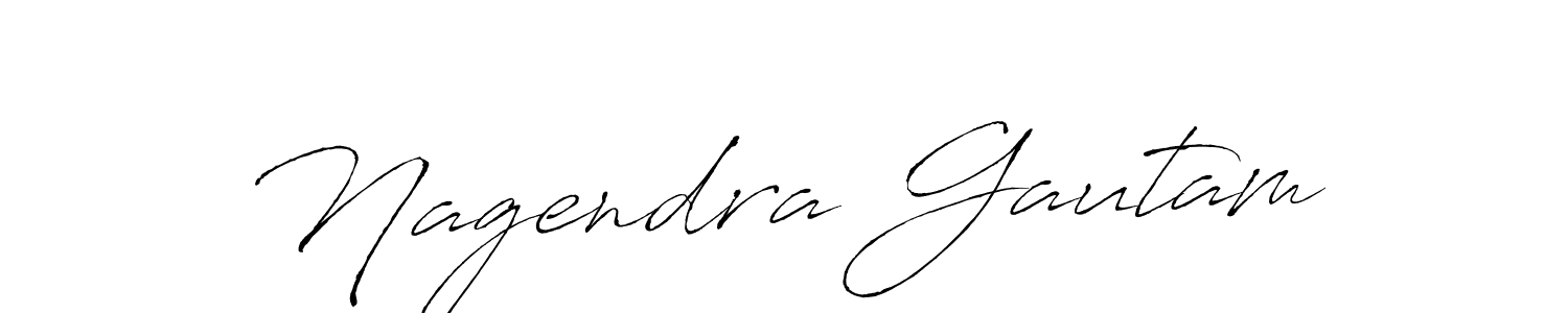 How to make Nagendra Gautam signature? Antro_Vectra is a professional autograph style. Create handwritten signature for Nagendra Gautam name. Nagendra Gautam signature style 6 images and pictures png