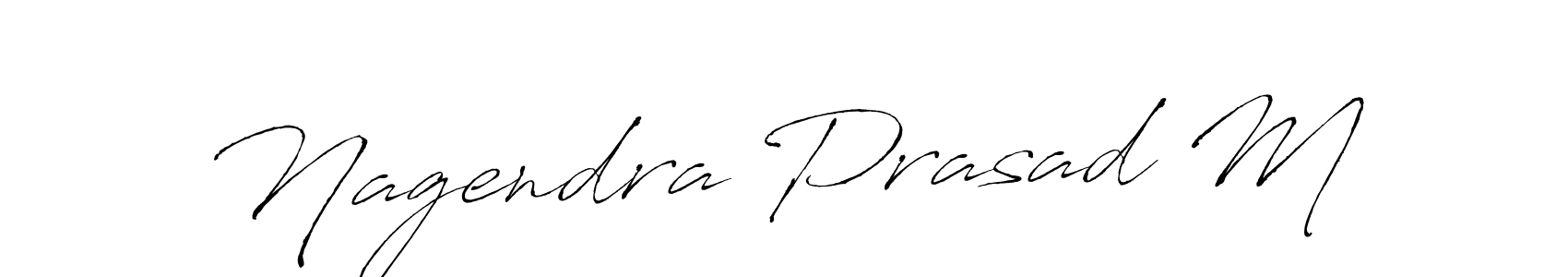 Also You can easily find your signature by using the search form. We will create Nagendra Prasad M name handwritten signature images for you free of cost using Antro_Vectra sign style. Nagendra Prasad M signature style 6 images and pictures png