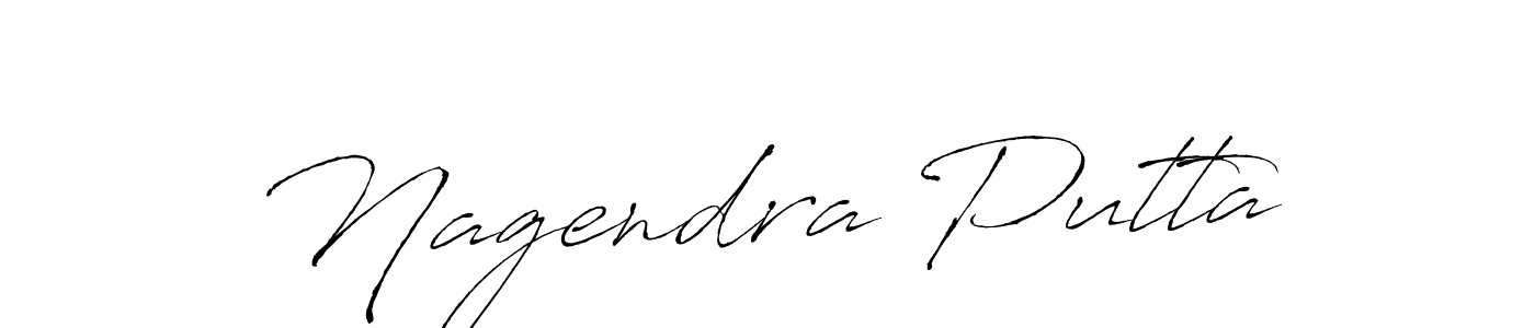 Design your own signature with our free online signature maker. With this signature software, you can create a handwritten (Antro_Vectra) signature for name Nagendra Putta. Nagendra Putta signature style 6 images and pictures png