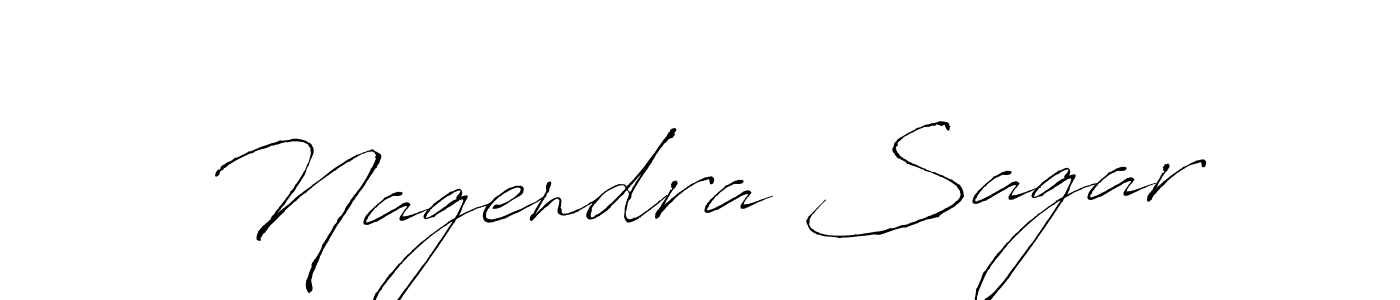 Nagendra Sagar stylish signature style. Best Handwritten Sign (Antro_Vectra) for my name. Handwritten Signature Collection Ideas for my name Nagendra Sagar. Nagendra Sagar signature style 6 images and pictures png