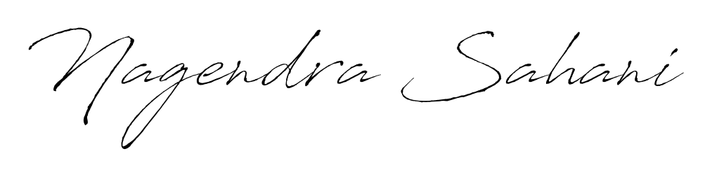 Get inspired by this graceful Antro_Vectra signature style for name Nagendra Sahani. Smooth loops and balanced proportions for everyday use. Nagendra Sahani signature style 6 images and pictures png