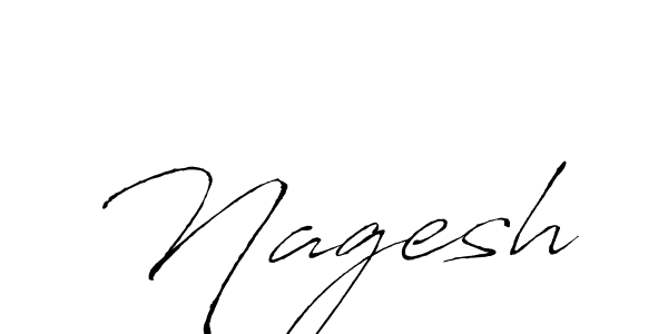 Design your own signature with our free online signature maker. With this signature software, you can create a handwritten (Antro_Vectra) signature for name Nagesh. Nagesh signature style 6 images and pictures png