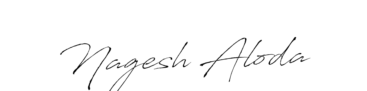 The best way (Antro_Vectra) to make a short signature is to pick only two or three words in your name. The name Nagesh Aloda include a total of six letters. For converting this name. Nagesh Aloda signature style 6 images and pictures png