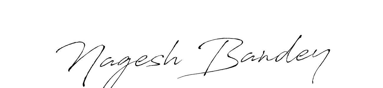 Design your own signature with our free online signature maker. With this signature software, you can create a handwritten (Antro_Vectra) signature for name Nagesh Bandey. Nagesh Bandey signature style 6 images and pictures png