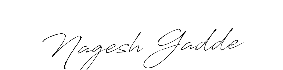 The best way (Antro_Vectra) to make a short signature is to pick only two or three words in your name. The name Nagesh Gadde include a total of six letters. For converting this name. Nagesh Gadde signature style 6 images and pictures png