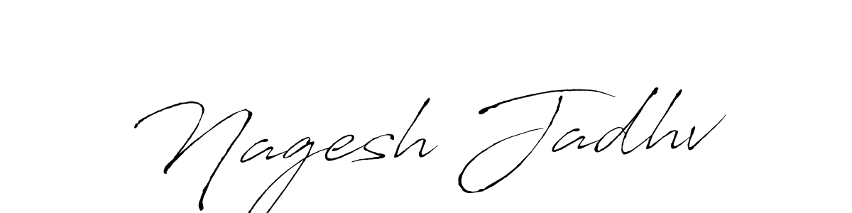 Use a signature maker to create a handwritten signature online. With this signature software, you can design (Antro_Vectra) your own signature for name Nagesh Jadhv. Nagesh Jadhv signature style 6 images and pictures png