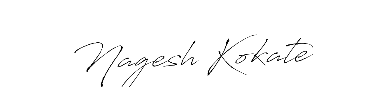 This is the best signature style for the Nagesh Kokate name. Also you like these signature font (Antro_Vectra). Mix name signature. Nagesh Kokate signature style 6 images and pictures png