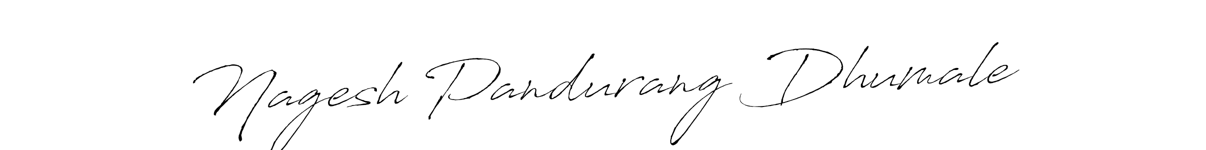 Design your own signature with our free online signature maker. With this signature software, you can create a handwritten (Antro_Vectra) signature for name Nagesh Pandurang Dhumale. Nagesh Pandurang Dhumale signature style 6 images and pictures png