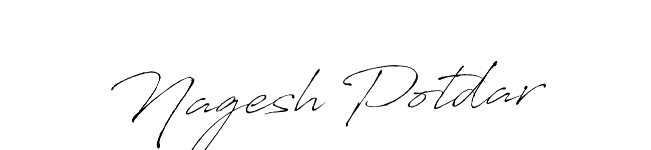 You should practise on your own different ways (Antro_Vectra) to write your name (Nagesh Potdar) in signature. don't let someone else do it for you. Nagesh Potdar signature style 6 images and pictures png