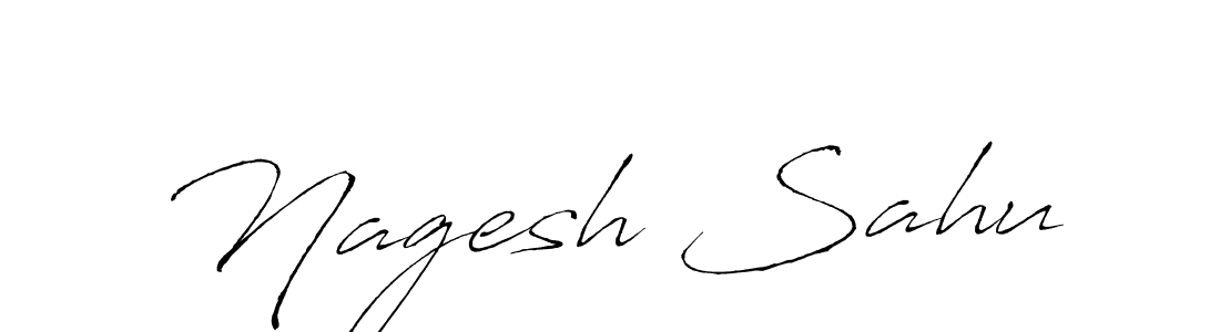 Create a beautiful signature design for name Nagesh Sahu. With this signature (Antro_Vectra) fonts, you can make a handwritten signature for free. Nagesh Sahu signature style 6 images and pictures png