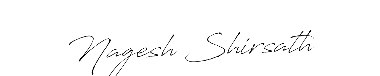 Also we have Nagesh Shirsath name is the best signature style. Create professional handwritten signature collection using Antro_Vectra autograph style. Nagesh Shirsath signature style 6 images and pictures png