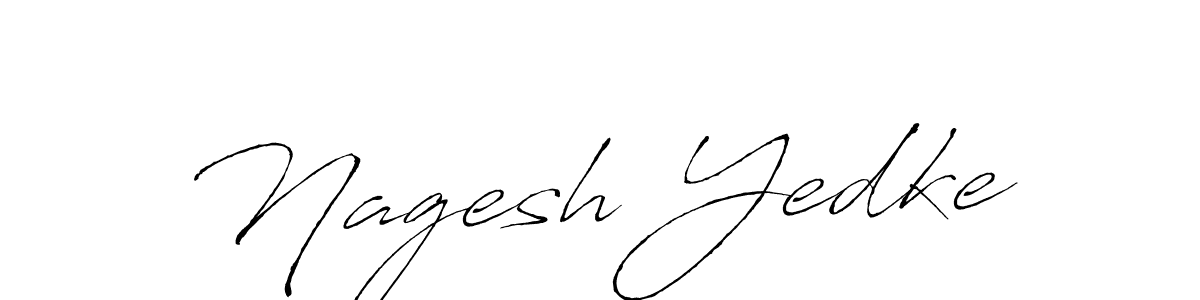 How to make Nagesh Yedke signature? Antro_Vectra is a professional autograph style. Create handwritten signature for Nagesh Yedke name. Nagesh Yedke signature style 6 images and pictures png