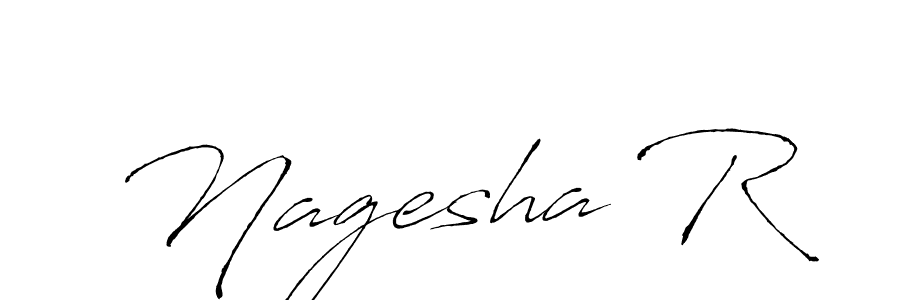 Design your own signature with our free online signature maker. With this signature software, you can create a handwritten (Antro_Vectra) signature for name Nagesha R. Nagesha R signature style 6 images and pictures png