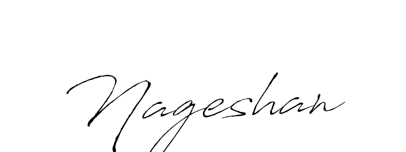 How to make Nageshan name signature. Use Antro_Vectra style for creating short signs online. This is the latest handwritten sign. Nageshan signature style 6 images and pictures png