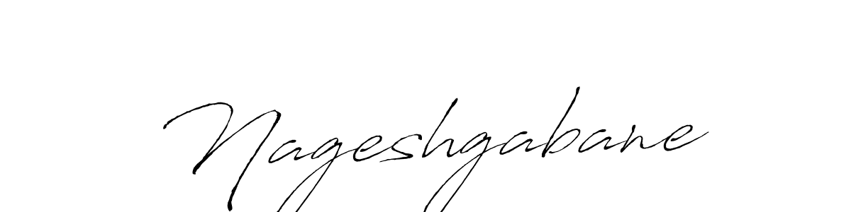 How to make Nageshgabane name signature. Use Antro_Vectra style for creating short signs online. This is the latest handwritten sign. Nageshgabane signature style 6 images and pictures png