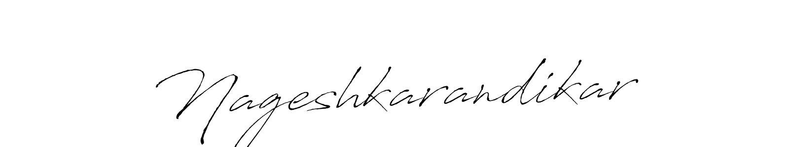 Nageshkarandikar stylish signature style. Best Handwritten Sign (Antro_Vectra) for my name. Handwritten Signature Collection Ideas for my name Nageshkarandikar. Nageshkarandikar signature style 6 images and pictures png