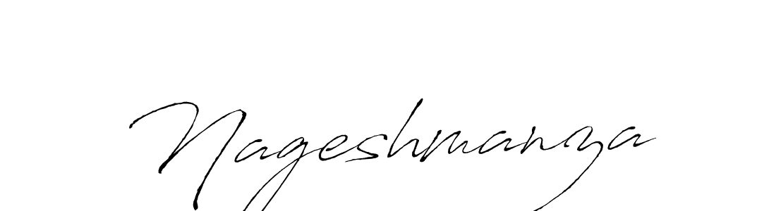 The best way (Antro_Vectra) to make a short signature is to pick only two or three words in your name. The name Nageshmanza include a total of six letters. For converting this name. Nageshmanza signature style 6 images and pictures png