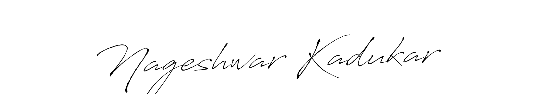 Nageshwar Kadukar stylish signature style. Best Handwritten Sign (Antro_Vectra) for my name. Handwritten Signature Collection Ideas for my name Nageshwar Kadukar. Nageshwar Kadukar signature style 6 images and pictures png